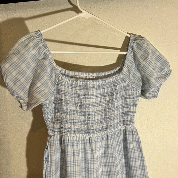 Jessica Simpson Checkered Blue Dress - Picture 5 of 6